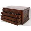 Image 7 : Willimantic Walnut 4 Dwr. Spool Cabinet