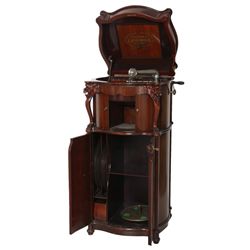 Mahogany Carved Graphonola DeLuxe