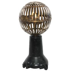 Brass & Cast Iron Antique Bankers Fan