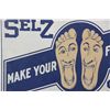 Image 3 : 2 Sided Selz Shoes Wall Sign