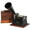 Image 1 : Edison Gem Phonograph In Oak Case