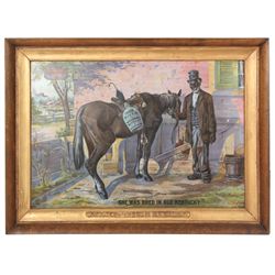 Green River Whiskey Tin Adverting Sign