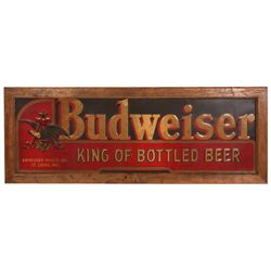 Large Wall Hanging Budweiser Sign