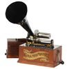 Image 1 : Oak Model A Graphophone Cylinder Phonograph