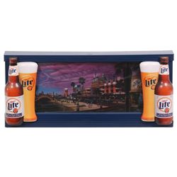 Miller Lite Coast to Coast Beer Sign
