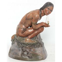 Indian Rock Ginger Ale Figural Display