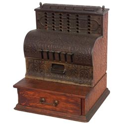 Oak And Cast Iron Change Register