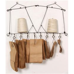 Twine & Paper Bag Hanging Rack