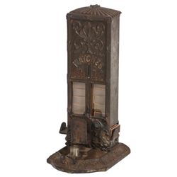 Cast Iron Coin-Op Match Dispenser