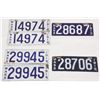 Image 1 : 6 Massachusetts Porcelain License Plates