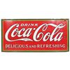 Image 1 : Large Coca-Cola Enamel  Sign
