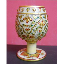 Designer Marble Wine Glass