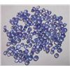 Image 1 : Natural African Tanzanite Round Shape Loose Cut Stone of Mix Sizes of total weight 19.80 Ct