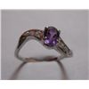 Image 1 : 2.410g Ring of Amethyst Sterling Silver
