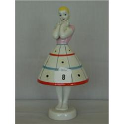 Ukrainian figure of girl in national costume, 9" high £20 - 40...