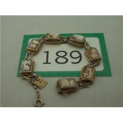 Silver cameo bracelet £80 - 120...