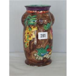 Coronaware handpainted vase, signed F X Abraham £20 - 40...