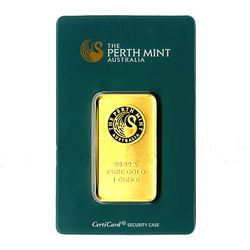 One Ounce Gold Bar Perth Mint