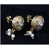 Image 2 : 2.83GRAM INDIAN HANDMADE LAKH STUD FASHION EARRING