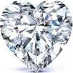 Heart 1.32 Carat Brilliant Diamond J SI2