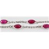 Image 3 : Natural Ruby 33.92CT in Silver CableLinkChain Necklace 11.84g