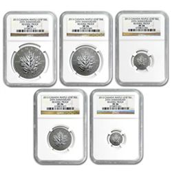 2013 1 oz - 10 Coin Around the World Silver Bullion Set