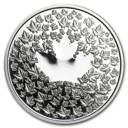 2013 1/20 oz Silver Canadian $1 Maple Leaf 25th Anniv. PF-70 NGC