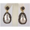 Image 1 : Victorian Vintage Mother of Pearl Earring