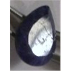 11.55 CARAT *HUGE* BLUE SAPPHIRE BEAUTIFUL TEAR DROP CUT/FACETED & POLISHED GEMSTONE!!