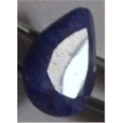 14.30 CARAT *HUGE* BLUE SAPPHIRE BEAUTIFUL TEAR DROP CUT/FACETED & POLISHED GEMSTONE!!