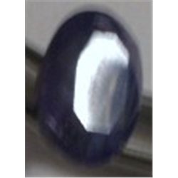 14.45 CARAT *HUGE* BLUE SAPPHIRE BEAUTIFUL OVAL CUT/FACETED & POLISHED GEMSTONE!!
