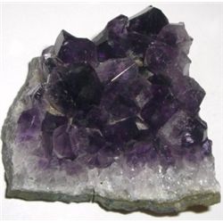 BEAUTIFUL AMETHYST GEODE *A-GRADE HIGH QUALITY-NATURAL* APPROX 2 3/4" ACROSS & 1 1/2" TALL!!