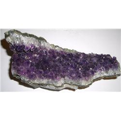 SPECTACULAR AMETHYST GEODE *A-GRADE HIGH QUALITY-NATURAL* APPROX 7" ACROSS & 3 1/2" TALL!!