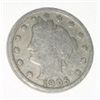 Image 1 : 1905 LIBERTY HEAD "V" NICKEL RED BOOK VALUE IS $3.00+ *NICE EARLY VERY GOOD GRADE NICKEL*!!