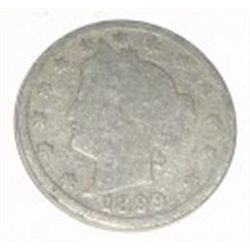 1899 LIBERTY HEAD "V" NICKEL RED BOOK VALUE IS $3.00+ *NICE EARLY GOOD GRADE NICKEL*!!