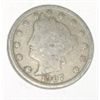 Image 1 : 1907 LIBERTY HEAD "V" NICKEL RED BOOK VALUE IS $3.00+ *NICE EARLY VERY GOOD GRADE NICKEL*!!