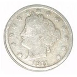 1911 LIBERTY HEAD "V" NICKEL RED BOOK VALUE IS $3.00+ *NICE EARLY VERY GOOD GRADE NICKEL*!!