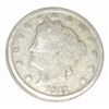 Image 1 : 1911 LIBERTY HEAD "V" NICKEL RED BOOK VALUE IS $3.00+ *NICE EARLY VERY GOOD GRADE NICKEL*!!