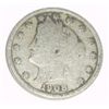 Image 1 : 1908 LIBERTY HEAD "V" NICKEL RED BOOK VALUE IS $8.00+ *NICE EARLY FINE GRADE NICKEL*!!