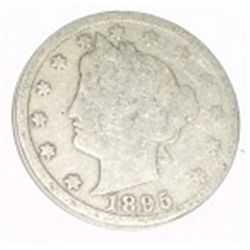 1895 LIBERTY HEAD "V" NICKEL RED BOOK VALUE IS $7.00+ *NICE EARLY GOOD GRADE NICKEL*!!