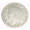 Image 1 : 1907 LIBERTY HEAD "V" NICKEL RED BOOK VALUE IS 3.00+ *NICE EARLY VERY GOOD GRADE NICKEL*!!