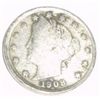 Image 1 : 1908 LIBERTY HEAD "V" NICKEL RED BOOK VALUE IS 25.00+ *NICE EARLY VERY FINE GRADE NICKEL*!!