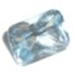 .95 CARAT BLUE TOPAZ EMERALD CUT & FACETED *BEAUTIFUL GEMSTONE*!! BLUE TOPAZ CAME OUT OF SAFE!!