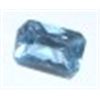Image 1 : 1.00 CARAT BLUE TOPAZ EMERALD CUT & FACETED *BEAUTIFUL GEMSTONE*!! BLUE TOPAZ CAME OUT OF SAFE!!