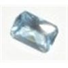 Image 1 : 1.05 CARAT BLUE TOPAZ EMERALD CUT & FACETED *BEAUTIFUL GEMSTONE*!! BLUE TOPAZ CAME OUT OF SAFE!!