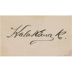 King Kalakaua