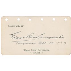 Edgar Rice Burroughs