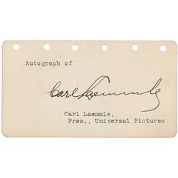 Carl Laemmle