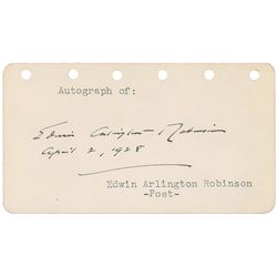 Edwin Arlington Robinson