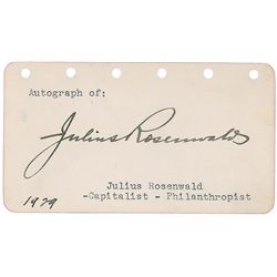 Julius Rosenwald